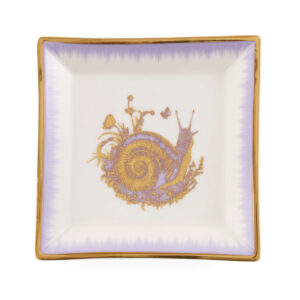 Botanist Snail Square Tray